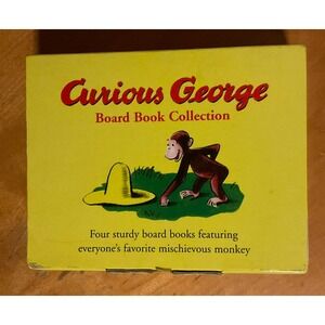 Curious‎ George Board Book Collection 4 Sturdy Board Books